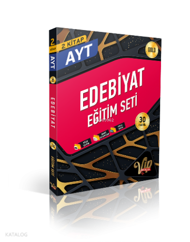Vip Ayt Edebiyat Eğitim Seti 2. Kitap - (Gold)