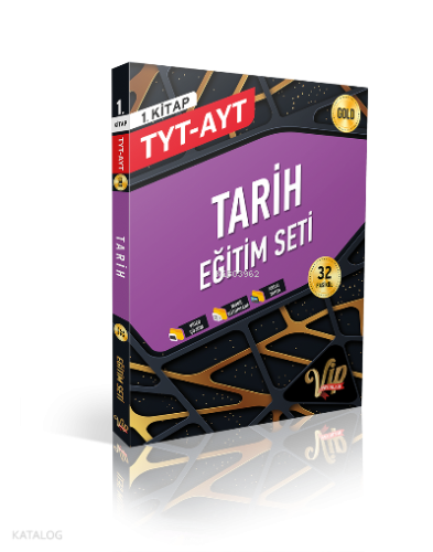 Vip Tyt-Ayt Tarih Eğitim Seti 1. Kitap - (Gold)
