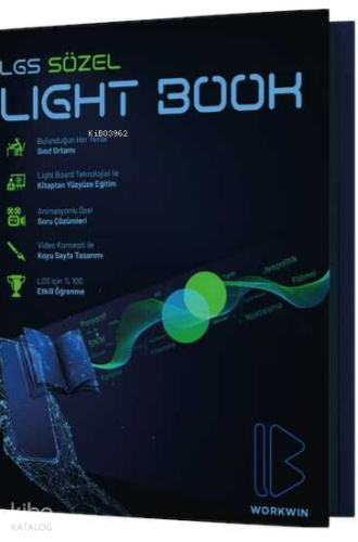 Workwin LGS Yeni Nesil Sorular ve Detaylı Çözümlerle Lightbook Sözel (Türkçe, Sosyal Bilgiler, İngilizce)