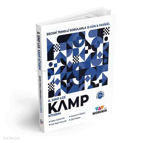 Workwin Plus LGS 15 Fasikül Video Çözümlü Kamp Kitabı