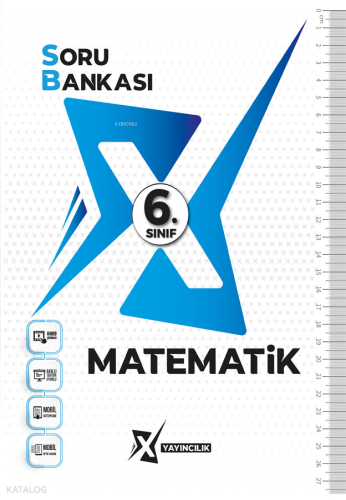 X Yayıncılık 6. Sınıf Matematik Soru Bankası | Kolektif | X Yayıncılık