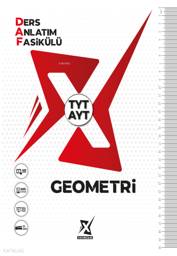 X Yayıncılık TYT-AYT Geometri Ders Anlatım Fasikülü (DAF) | Kolektif |
