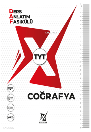 X Yayıncılık TYT Coğrafya Ders Anlatım Fasikülü (DAF) | Kolektif | X Y