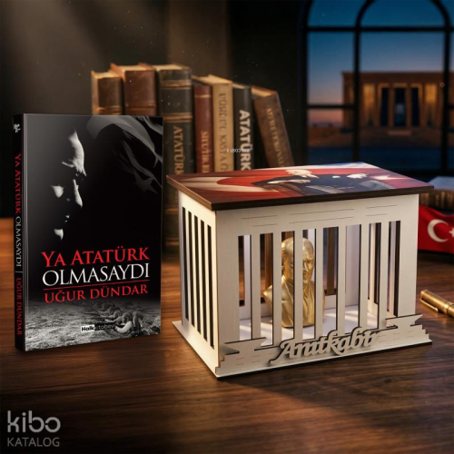 Ya Atatürk Olmasaydı ve Atatürk Büstlü Ahşap Anıtkabir Işıklı Maket | 