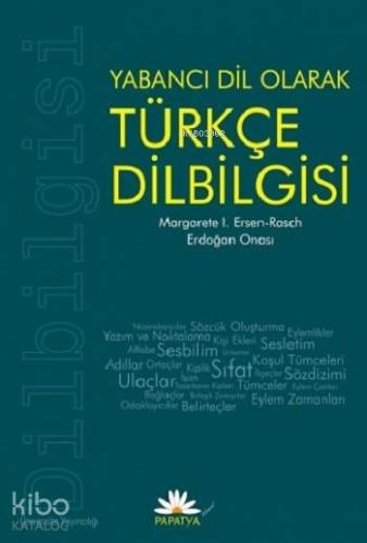 Yabancı Dil Olarak Türkçe Dilbilgisi