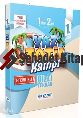 Yanıt 1.Sınıf Etkinlikli Yaz Tatil Kitabı (2025) | Kolektif | Yanıt Ya