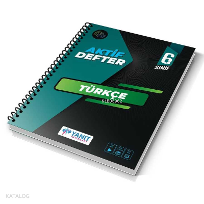 Yanıt 6. Sınıf Türkçe Aktif Defter | Kolektif | Yanıt Yayınları (Hazır