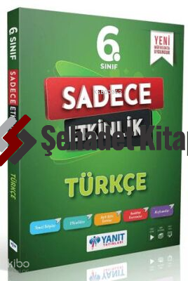 Yanıt 6. Sınıf Türkçe Sadece Etkinlik | Kolektif | Yanıt Yayınları (Ha