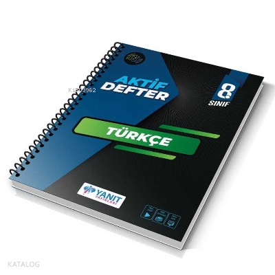 Yanıt 8. Sınıf Türkçe Aktif Defter | Kolektif | Yanıt Yayınları (Hazır