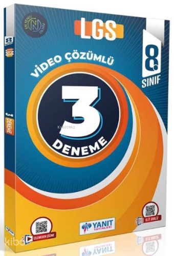 Yanıt Lgs 3 Fasikül Deneme Video Çözümlü | Komisyon | Yanıt Yayınları 