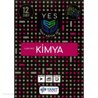 Yanıt Yayınları 12. Sınıf Kimya Yes Eğitim Seti