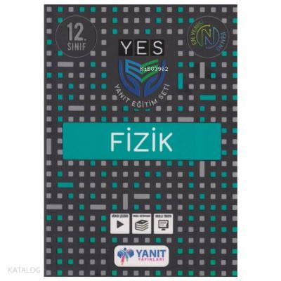Yanıt Yayınları  YES SERİSİ 12.SINIF FİZİK