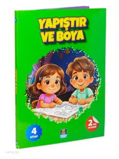 Yapıştır ve Boya Renkli Çıkartmalı İlk Yapıştırmalarım | Kolektif | Me