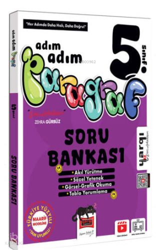 Yargı Ders Arkadaşım 5.Sınıf Adım Adım Paragraf Soru Bankası