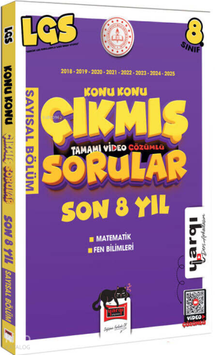 Yargı Ders Arkadaşım 8.Sınıf LGS 2018-2025 Konu Konu Son 8 Yıl Çıkmış 