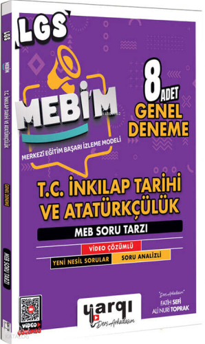 Yargı Ders Arkadaşım 8.Sınıf LGS Mebim T.C. İnkılap Tarihi ve Atatürkç