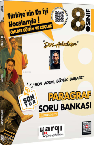 Yargı Ders Arkadaşım 8.Sınıf LGS Paragraf Son Tur Soru Bankası | Abdul