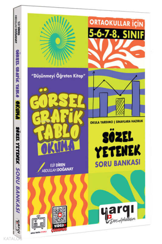 Yargı Ders Arkadaşım Ortaokullar İçin Görsel Grafik Tablo Okuma Sözel 