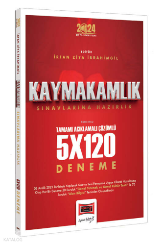 Yargı Yayınları Kaymakamlık Tamamı Açıklamalı Çözümlü 5x120 Deneme