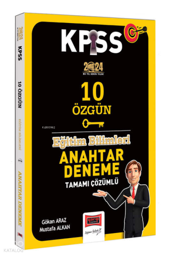 Yargı Yayınları 2024 KPSS Eğitim Bilimleri Anahtar Serisi Tamamı Çözümlü 10 Özgün Deneme