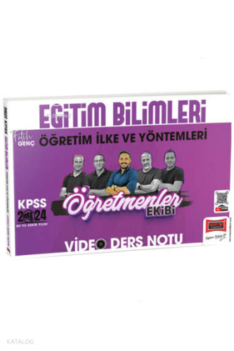 Yargı Yayınları 2024 KPSS Eğitim Bilimleri Öğretim İlke ve Yöntemleri ÖYT Öğretmenler Ekibi Video Ders Notları