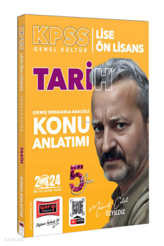 Yargı Yayınları 2024 KPSS Lise Ön Lisans 5Yüz Ekibi Tarih Çıkmış Sorularla Desteklenmiş Konu Anlatımı