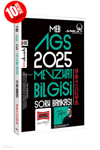 Yargı Yayınları 2025 MEB-AGS Anka Serisi Mevzuat Bilgisi Tamamı Çözümlü Soru Bankası