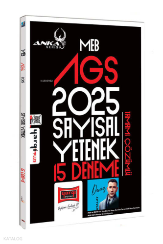 Yargı Yayınları 2025 MEB-AGS Anka Serisi Sayısal Yetenek Tamamı Çözüml