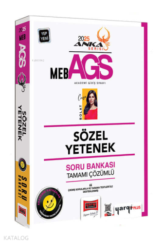 Yargı Yayınları 2025 MEB-AGS Anka Serisi Sözel Yetenek Tamamı Çözümlü Soru Bankası
