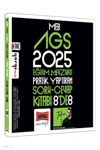 Yargı Yayınları MEB-AGS Eğitim Mevzuatı Pratik Yaptıran Soru-Cevap Kitabı