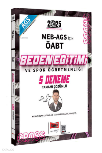 Yargı Yayınları MEB-AGS ÖABT Beden Eğitimi ve Spor Öğretmenliği 5 Deneme