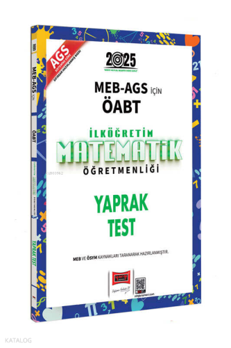 Yargı Yayınları 2025 MEB AGS ÖABT İlköğretim Matematik Öğretmenliği Ya