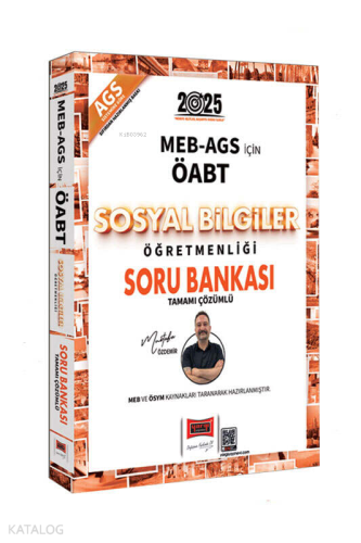 Yargı Yayınları 2025 MEB-AGS ÖABT Sosyal Bilgiler Öğretmenliği Soru Bankası