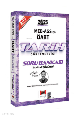 Yargı Yayınları 2025 MEB-AGS ÖABT Tarih Öğretmenliği Soru Bankası