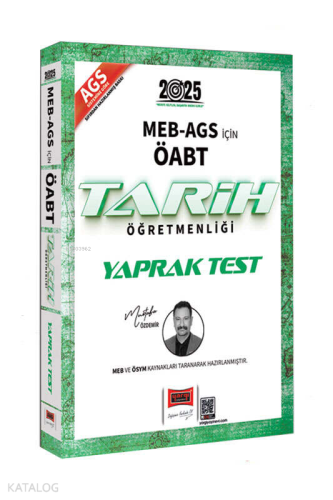 Yargı Yayınları 2025 MEB-AGS ÖABT Tarih Öğretmenliği Yaprak Test