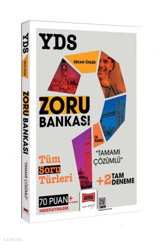 Yargı Yayınları 2025 YDS Tamamı Çözümlü Zoru Bankası +2 Deneme İlaveli