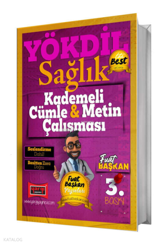 Yargı Yayınları 2025 YÖKDİL Sağlık Kademeli Cümle & Metin Çalışması