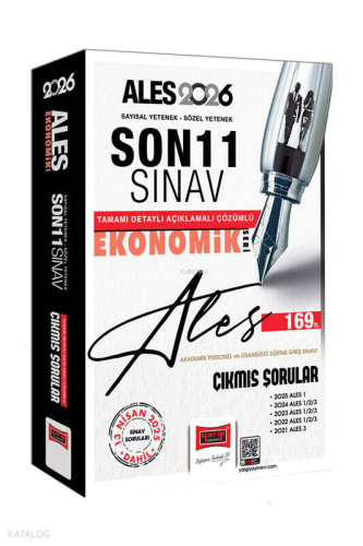 Yargı Yayınları 2026 ALES Ekonomik Seri Son 11 Sınav Çıkmış Sorular (13 Nisan 2025 Sınavı Dahil)