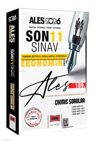 Yargı Yayınları 2026 ALES Sayısal-Sözel Yetenek Son 11 Sınav Çıkmış Sorular (Ekonomik Baskı)