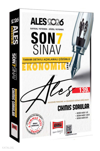 Yargı Yayınları 2026 ALES Sayısal-Sözel Yetenek Son 7 Sınav Çıkmış Sorular (Ekonomik Baskı)