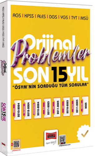 Yargı Yayınları 2026 KPSS AGS ALES DGS YGS TYT MSÜ Orijinal Problemler