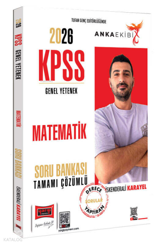 Yargı Yayınları 2026 KPSS Anka Ekibi Genel Yetenek Tamamı Çözümlü Matematik Soru Bankası