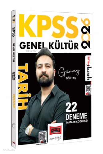 Yargı Yayınları 2026 KPSS Genel Kültür Tamamı Çözümlü Tarih 22 Deneme 