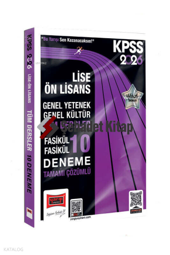 Yargı Yayınları 2026 KPSS GK-GY Lise Ön Lisans Tüm Dersler Fasikül Fas