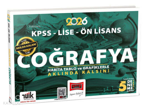 Yargı Yayınları 2026 KPSS - Lise - Ön Lisans Akılda Kalan Coğrafya Har