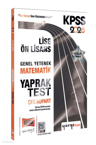 Yargı Yayınları 2026 KPSS Lise-Ön Lisans Genel Yetenek Matematik Çek K