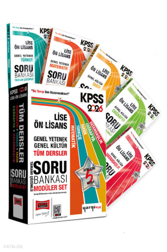Yargı Yayınları 2026 KPSS Lise Ön Lisans GK-GY Tüm Dersler Tamamı Çözü