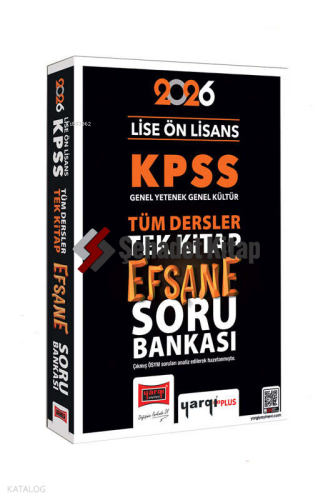 Yargı Yayınları 2026 KPSS Lise Ön Lisans GK-GY Tüm Dersler Tek Kitap Efsane Soru Bankası