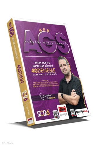 Yargı Yayınları 2026 MEB-AGS Anayasa ve Mevzuat Bilgisi Tamamı Çözümlü 40 Deneme