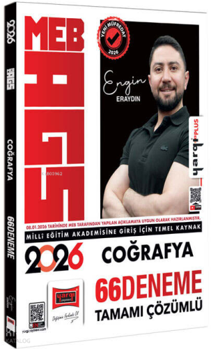 Yargı Yayınları 2026 MEB-AGS Coğrafya Tamamı Çözümlü 66 Deneme | Engin